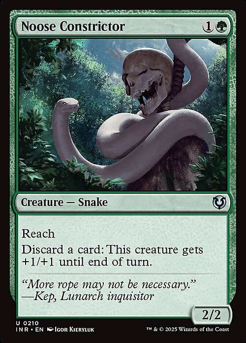 Noose Constrictor Card Front