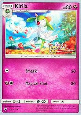 Kirlia Card Front