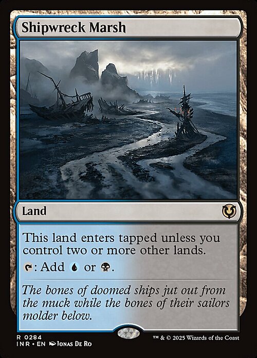 Shipwreck Marsh Card Front