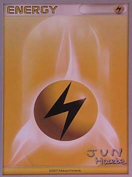 Lightning Energy Card Front