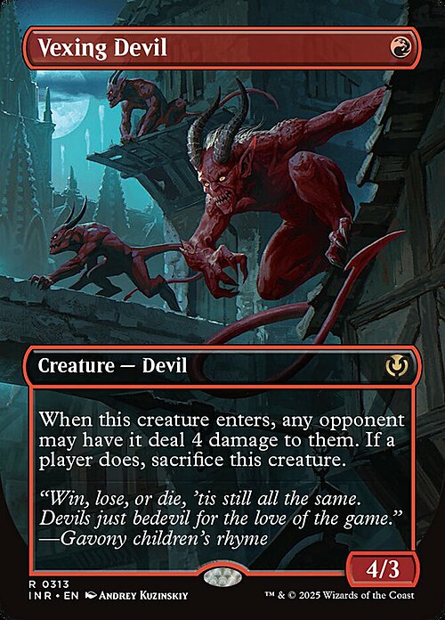 Vexing Devil Card Front