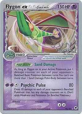 Flygon ex Card Front