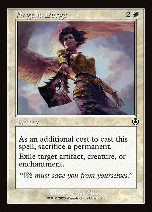 Angelic Purge Card Front