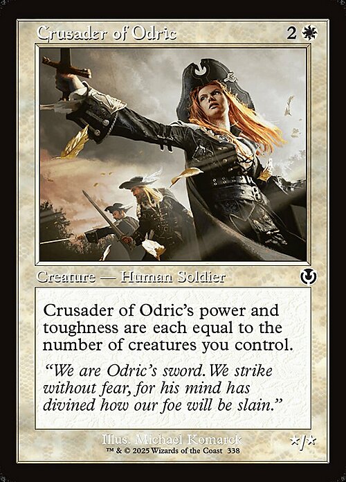 Crusader of Odric Card Front