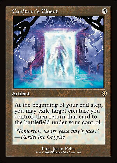 Conjurer's Closet Card Front