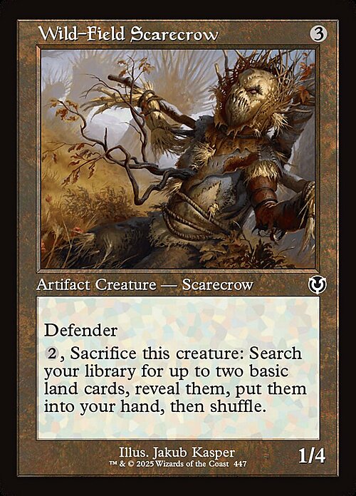 Wild-Field Scarecrow Card Front