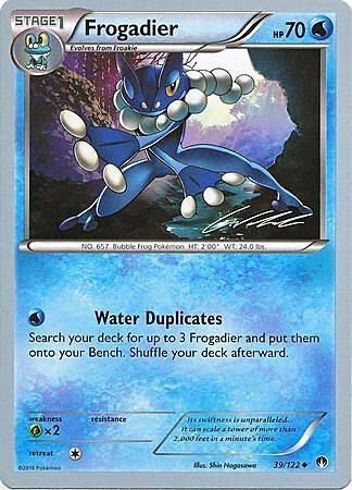 Frogadier Card Front