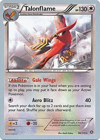 Talonflame Card Front