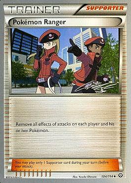 Pokemon Ranger Card Front