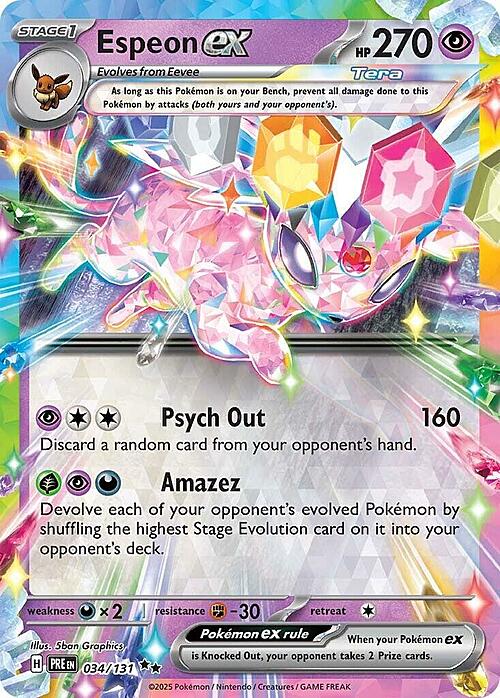 Espeon ex Card Front