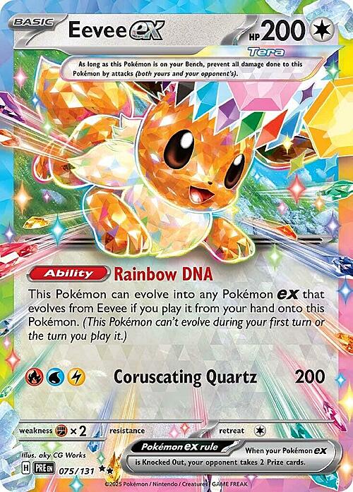 Eevee ex Card Front