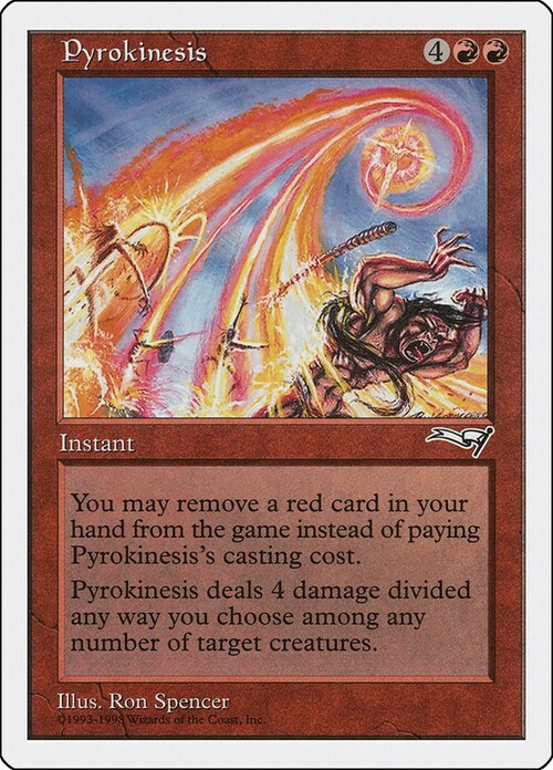 Pyrokinesis Card Front