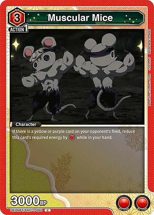 Muscular Mice Card Front