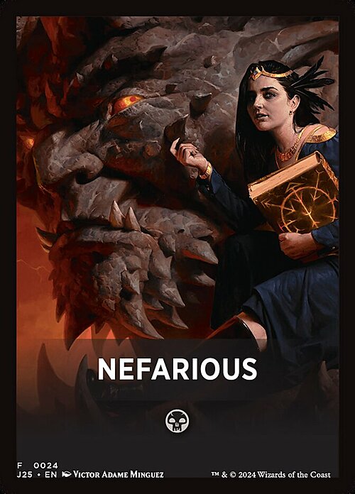 Theme Card: Nefarious Card Front