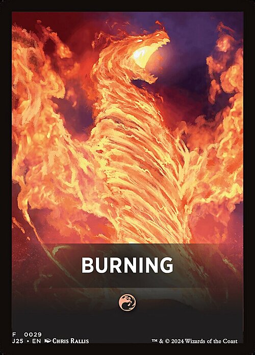 Theme Card: Burning Card Front