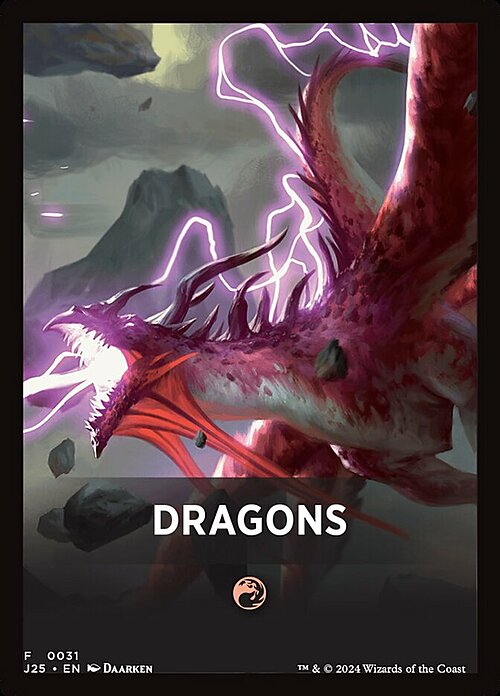 Theme Card: Dragons Card Front