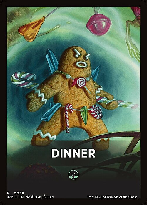 Theme Card: Dinner Card Front