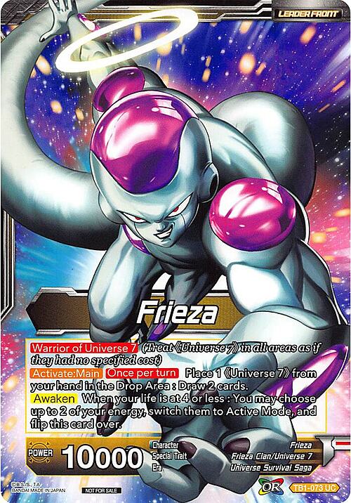 Frieza // Golden Frieza, The Final Assailant Card Front