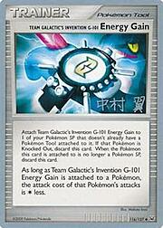 Team Galactic's Invention G-101 Energy Gain