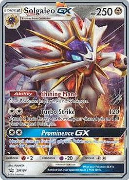 Solgaleo GX Card Front