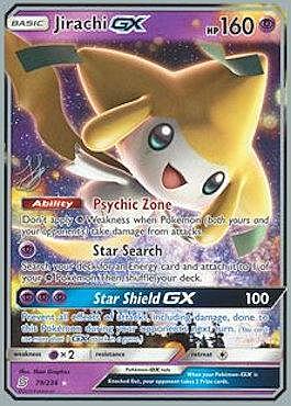 Jirachi GX Card Front