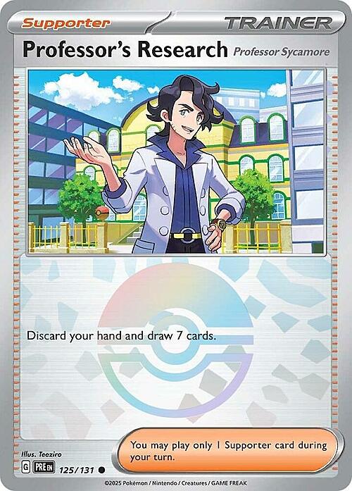 Professor's Research - Professor Sycamore Card Front