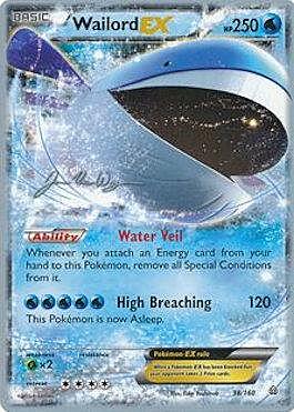 Wailord EX Card Front