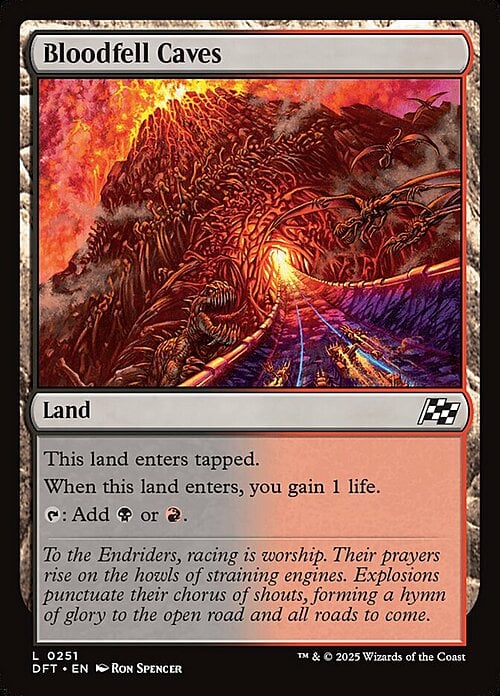 Bloodfell Caves Card Front