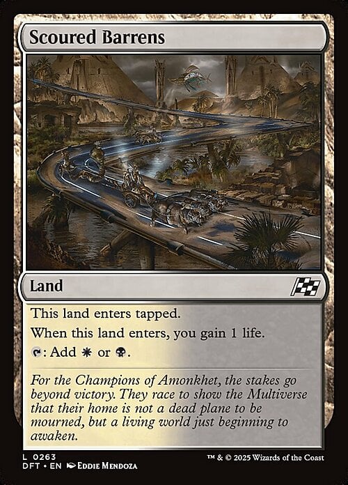 Scoured Barrens Card Front