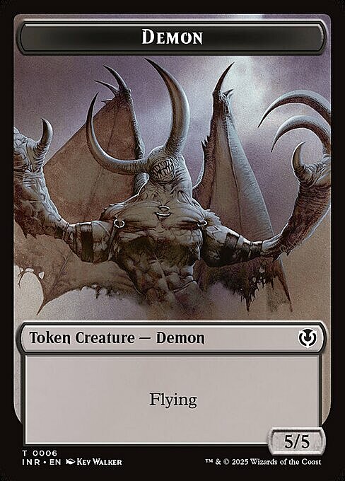 Demon // Human Cleric Card Front