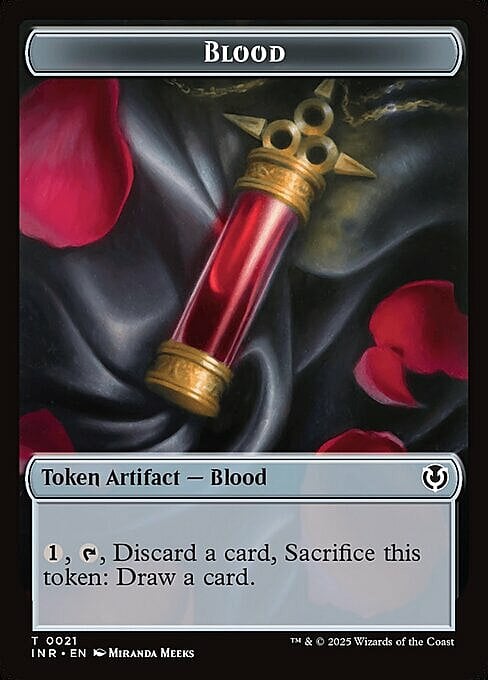 Blood // Clue Card Front