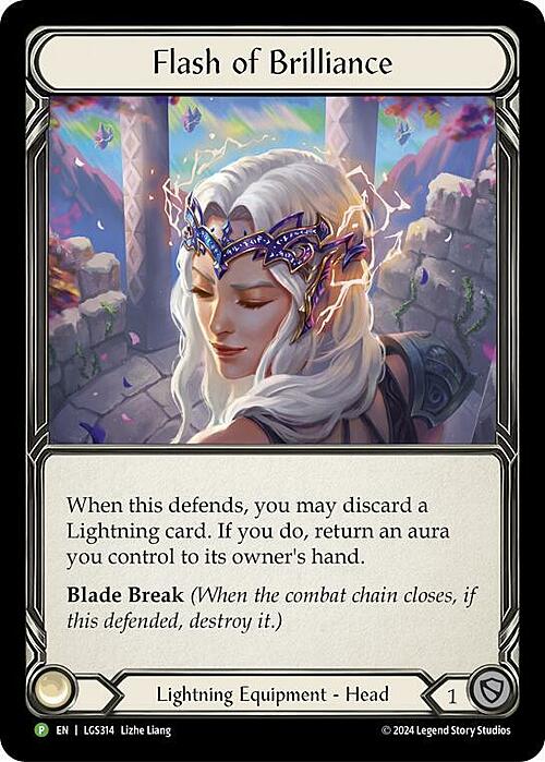 Flash of Brilliance Card Front