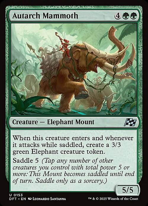 Autarch Mammoth Card Front