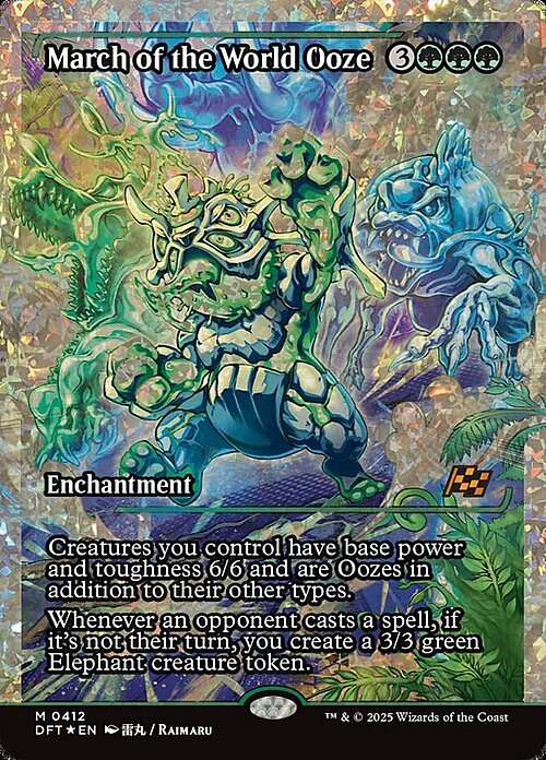 March of the World Ooze Card Front