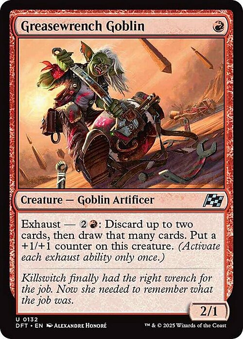 Greasewrench Goblin Card Front