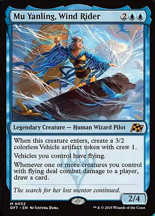 Mu Yanling, Wind Rider Card Front