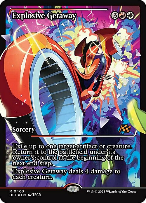 Explosive Getaway Card Front