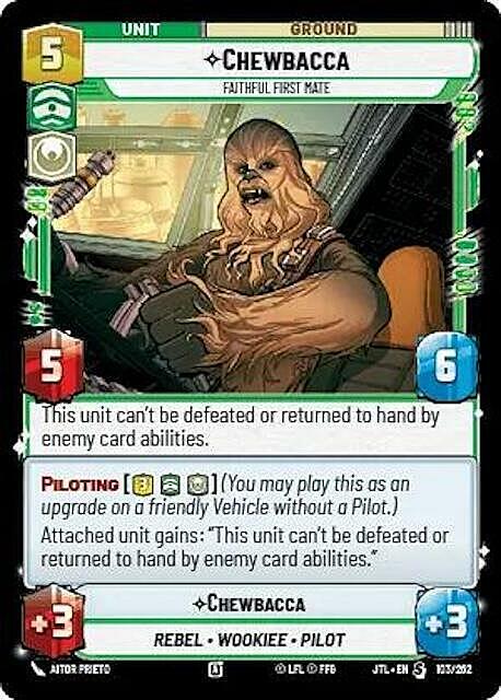 Chewbacca - Faithful First Mate Card Front