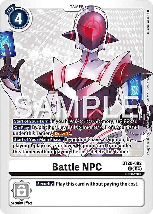 Battle NPC Card Front