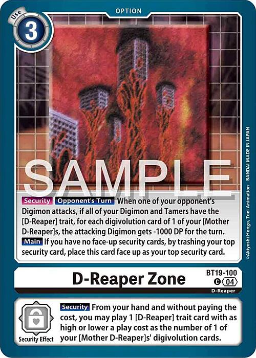 D-Reaper Zone Card Front