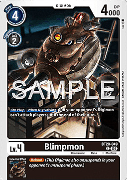 Blimpmon Card Front