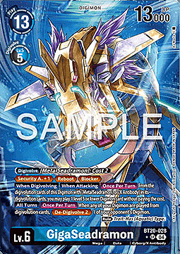 GigaSeadramon Card Front