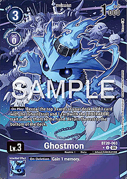 Ghostmon Card Front