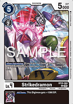 Strikedramon Card Front