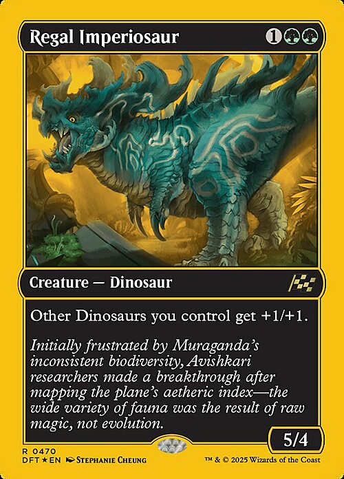 Regal Imperiosaur Card Front