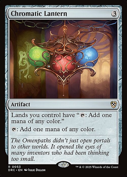 Chromatic Lantern Card Front