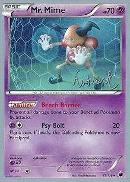 Mr. Mime Card Front