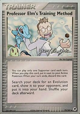 Professor Elm's Training Method Card Front