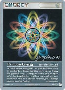 Rainbow Energy Card Front