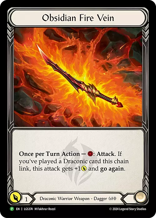 Obsidian Fire Vein Card Front